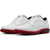 Jordan Adg 5 Golf Shoe In White/black/varsity Red
