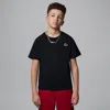 Jordan Air  1 Big Kids' Patch T-shirt In Black
