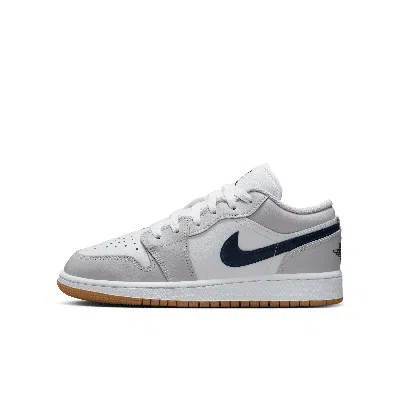 Jordan Babies' Air  1 Low Big Kids' Shoes In White