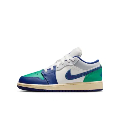 Jordan Babies' Air  1 Low Big Kids' Shoes In White