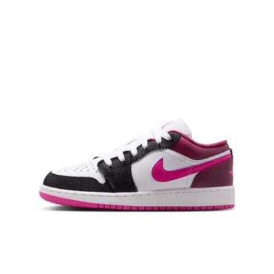 Jordan Babies' Air  1 Low Se Big Kids' Shoes In Black