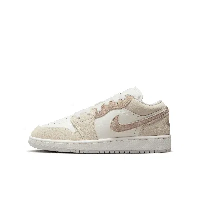 Jordan Air  1 Low Se Big Kids' Shoes In Light Brown/arc/grey