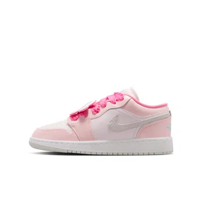 Jordan Air  1 Low Se Big Kids' Shoes In Pink