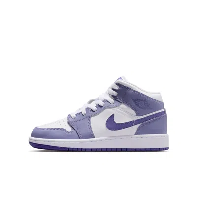 Jordan Air  1 Mid Big Kids' Shoes In Multi