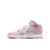 Jordan Air  1 Mid Big Kids' Shoes In Pink