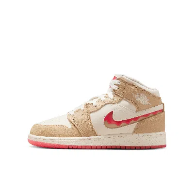 Jordan Babies' Air  1 Mid Se Big Kids' Shoes