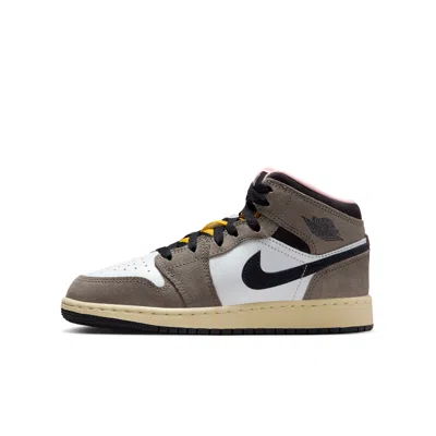 Jordan Air  1 Mid Se Big Kids' Shoes In White