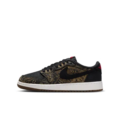 JORDAN AIR  1 RETRO LOW OG "LASER" BIG KIDS' SHOES,1015928501