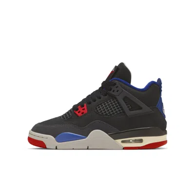 Jordan Air  4 Retro Big Kids' Shoes In Black