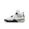 Jordan Air  4 Retro "white Cement" Big Kids' Shoes In Multi