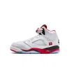 Jordan Air  5 Retro "fire Red Black Tongue" Big Kids' Shoes In Multi