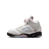 Jordan Air  5 Retro "medium Soft Pink" Big Kids' Shoes In White