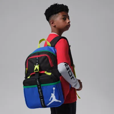 Jordan Air  Big Kids' Backpack (18l) And Lunch Bag (3l) In Black