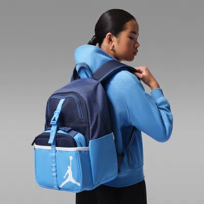 Jordan Air  Big Kids' Backpack (18l) And Lunch Bag (3l) In Blue