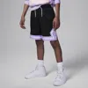 Jordan Air Big Kids' Dri-fit Diamond Shorts In Black