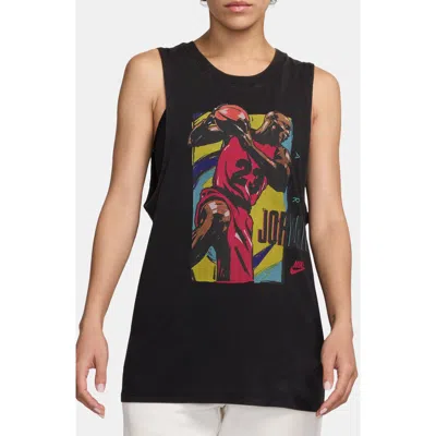 Jordan Air Graphic Tank In Black