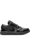 Jordan Air  1 "black Croc" Sneakers In Black