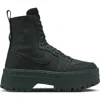 Jordan Air  1 Brooklyn Platform Sneaker In Black/pewter/black