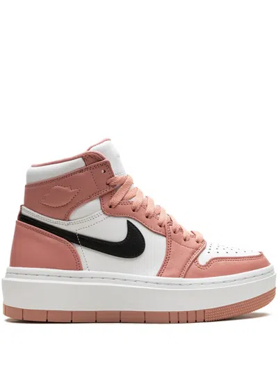 Jordan Air  1 Elevate High "red Stardust" Sneakers In Pink