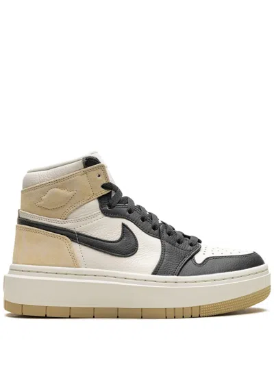 Jordan Air  1 Elevate High "team Gold" Sneakers In Nude