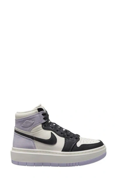 Jordan Air  1 Elevate High Top Sneaker In Titanium/smoke Grey/sail