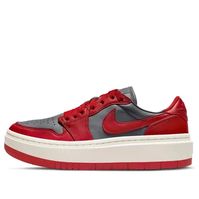 Jordan Air  1 Elevate Low Dh7004-006 Sneaker Women's Gray Red Lifestyle Shoes