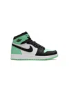 Jordan Air  1 "green Glow" Sneakers In Green