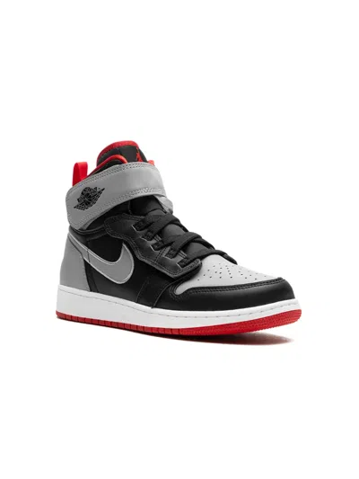 Jordan Kids' Air  1 Hi Flyease "bread Shadow" Sneakers In Black