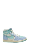 Jordan Air  1 High Mm Basketball Sneaker In Hydrogen Blue/sail/light Dew