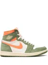 Jordan Men's Air  1 High Og Craft "celadon" Shoes In Green