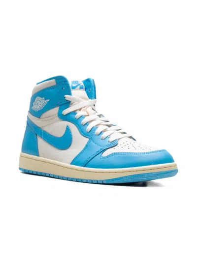 Jordan Air  1 High Og "unc Reimagined" Sneakers In Blue