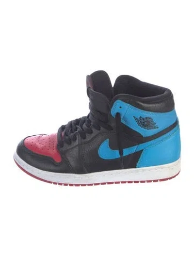Pre-owned Jordan Air  1 High Og Wmns “unc To Chicago” Wedge Sneakers In Blue