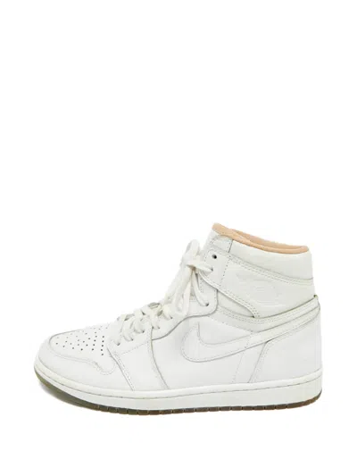 Pre-owned Jordan Air  1 High-top Sneakers In White