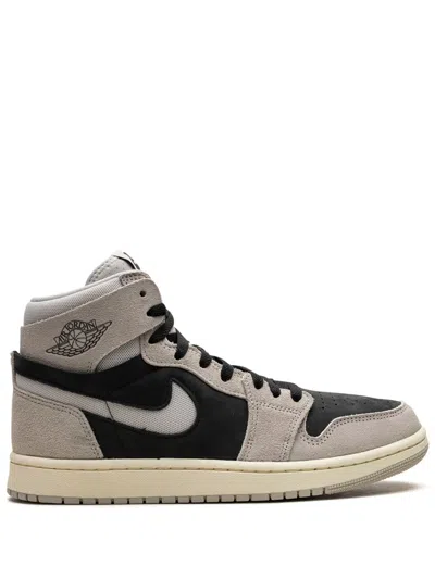 Jordan Air  1 High Zoom Cmft 2 "light Iron Ore" Sneakers In Grey