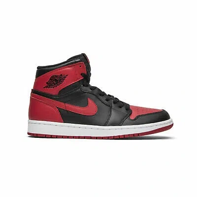 Pre-owned Jordan Air  1 I High Og Bred Men's 2013 555088-023 Red/black Sz 3-15 Brand