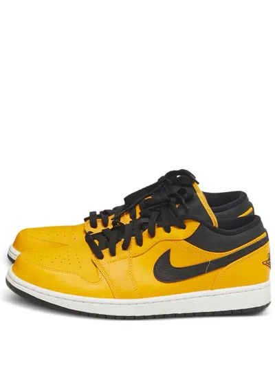 Pre-owned Jordan Air  1 Lace-up Sneakers In Yellow