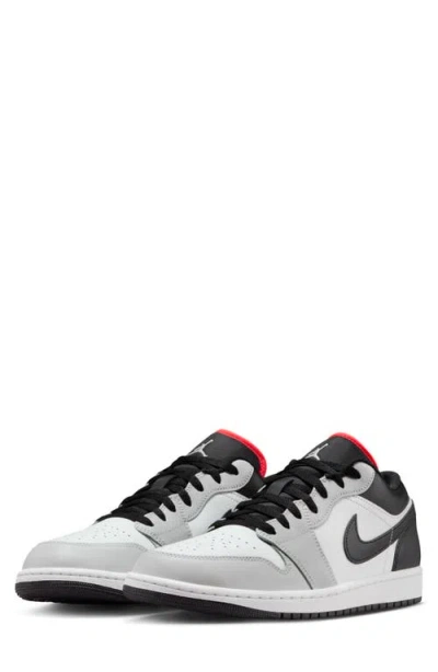 Jordan Aj 1 Low In Red/white/gray
