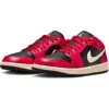 Jordan Womens  Aj 1 Low In Black/mystic Hibiscus/coconut Milk