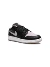 Jordan Air  1 Low "black Iced Lilac" Sneakers In Black