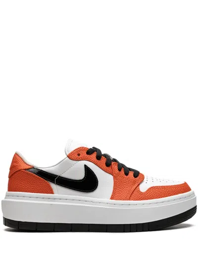 Jordan Air  1 Low "brilliant Orange" Sneakers In White