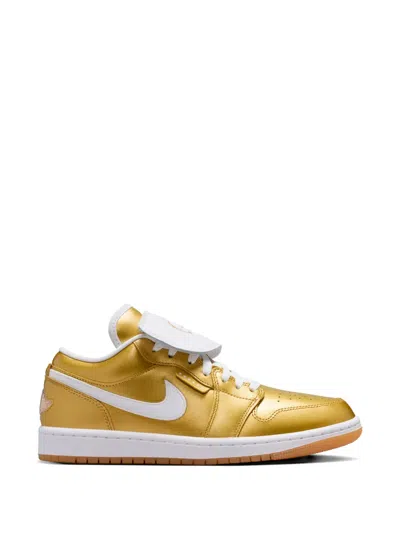 Jordan Womens  Aj 1 Low In Gold/white