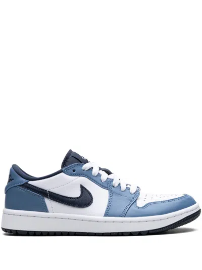 Jordan Air  1 Low Golf "aegean Storm" Sneakers In White