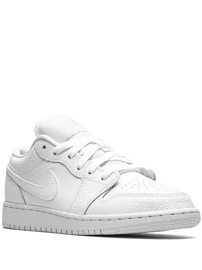 Jordan Kids' Air  1 Low "triple White" Sneakers