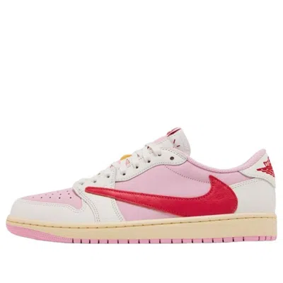Jordan Air  1 Low Og X Travis Scott 'tropical Pink' In Multi