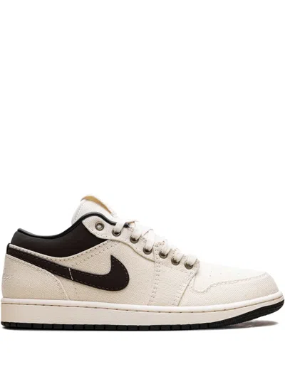 Jordan Air  1 Low Premium "pale Ivory/baroque Brown" Sneakers In Neutrals