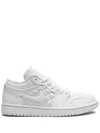 Jordan Air  1 Low Quilted Sneakers In White