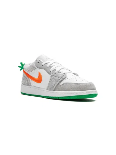 Jordan Kids' Air  1 Low "rabbit" Sneakers In White