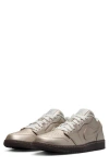 Jordan Air  1 Low Se Basketball Sneaker In Metallic Zinc/summit White