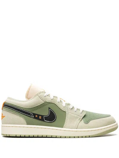 Jordan Air  1 Low Se Craft "sky J Light Olive" Sneakers In Green