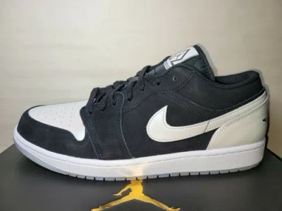 Pre-owned Jordan Air  1 Low Se “diamond Shorts ” Men's Size 9 Dh6931-001 In Black